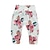 cheap Sets-3 Pieces Baby Girls&#039; Hoodie &amp; Pants Clothing Set Fashion Casual Daily Cotton White Floral Print Long Sleeve Regular / Fall / Winter
