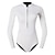 cheap Wetsuits, Diving Suits &amp; Rash Guard Shirts-Women&#039;s 2mm Shorty Wetsuit One Piece Swimsuit Diving Suit CR Neoprene High Elasticity Thermal Warm UV Sun Protection UPF50+ Front Zip Long Sleeve - Solid Color Swimming Diving Surfing Scuba Spring