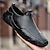 cheap Men&#039;s Slip-ons &amp; Loafers-Men&#039;s Loafers &amp; Slip-Ons Leather Shoes Comfort Loafers Summer Loafers Sporty Classic Casual Outdoor Daily Leather Nappa Leather Handmade Non-slipping Shock Absorbing Loafer Black White Fall Winter