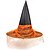 cheap Hats-Women&#039;s Fashion Party Halloween Masquerade Party Hat Pure Color Mesh Black Orange Hat Portable Cosplay / Fall / Winter / Vintage