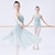 baratos Roupa de Ballet-saias de balé respiráveis de tule desempenho de treinamento feminino sem mangas chinlon alto