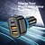 cheap Car Charger-USLION PD 30W USB Car Charger 3 Ports USB Type C Fast Charge For iPhone 12 Xiaomi Huawei Samsung Phone Charger Adapter in Car