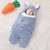 billiga Babykammare-baby sovsäck baby lamm plysch sovsäck förtjockad anti-skrämma höst/vinter nyfödda nyfödda baby swaddle täcke