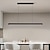 ieftine Lumini pandantive-80/100 cm linie design pandantiv candelabru birou aluminiu finisaje modern 110-240 v