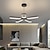 voordelige Spoetnik-ontwerp-75 cm hanglampen morden geomatric aluminium moderne stijl stijlvolle spoetnik geschilderde afwerkingen led moderne kroonluchter 220-240v