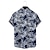 Χαμηλού Κόστους ανδρικά πέτο πουκάμισα Χαβάης-Ανδρικά Πουκάμισο Χαβανέζικο πουκάμισο Γραφικό πουκάμισο Πουκάμισο Aloha Φλοράλ Γραφική Φύλλο φοίνικα Γιακάς Μπλε και Άσπρο 18 μπλε 19 μπλε Μαύρο Πορτοκαλί Δρόμος Καθημερινά Κοντομάνικο Ρούχα