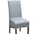 ieftine Husa scaun de sufragerie-husa scaun de sufragerie impermeabila husa pentru scaun neagra elastica din piele PU cu spatar inalt protector pentru scaun cu banda elastica pentru sala de mese, nunta