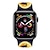 billiga Smartwatch-band-1 pcs Smart Watch-band för Apple  iWatch Apple Watch Series 7 / SE / 6/5/4/3/2/1 Sportband Silikon Tryckt Halloween mönster Ersättning Handledsrem
