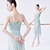 economico Abbigliamento danza classica-gonne da balletto traspiranti tulle prestazioni da allenamento da donna senza maniche alto chinlon