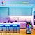 billige LED Lyskæder-led strip lys 65.6ft-20m farve skiftende led lys strips med musik synkronisering fjernbetjent indbygget mikrofon bluetooth app kontrol rgb led lys til soveværelse fest køkken tv hjem