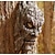 abordables Décor d&#039;Halloween d&#039;extérieur-halloween autonome écorce visage arbre monstre maquillage du visage traits du visage décorations pâques accessoires créatifs