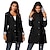 abordables Vestes imperméables-veste de randonnée imperméable pour femme veste de pluie hiver trench extérieur imperméable avec capuche thermique chaud coupe-vent léger survêtement trench-coat haut pêche escalade course bleu vert noir