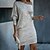 cheap Party Dresses-Women&#039;s Party Dress Sequin Dress Holiday Dress Mini Dress Black Gold White Pure Color Long Sleeve Winter Fall Spring Sequins Fashion One Shoulder Loose Fit Party Winter Dress Birthday 2022 S M L XL