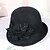 cheap Hats-Women&#039;s Chic &amp; Modern Party Wedding Street Party Hat Pure Color Flower Wine Black Hat Portable Sun Protection Ultraviolet Resistant / Brown / Fall / Winter