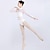economico Body da donna-body da balletto traspirante / tutina in tulle con giunture solide per prestazioni da allenamento a maniche lunghe in rete di nylon alta da donna