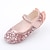 cheap Kids&#039; Flats-Girls&#039; Cosplay Shoes Flats Daily Glitters Cosplay Lolita Mary Jane Leather Big Kids(7years +) Little Kids(4-7ys) Walking Shoes Outdoor Sequin Rosy Pink Silver Gold Fall Spring / Rubber