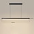 ieftine Lumini pandantive-80/100 cm linie design pandantiv candelabru birou aluminiu finisaje modern 110-240 v