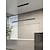 abordables Suspension-80/100 cm ligne design suspension salle à manger bureau lustre aluminium finitions peintes moderne 110-240 v