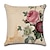 cheap Home &amp; Garden-5 pcs Pillow Cover Rustic Floral Zipper Square Traditional Classic / Living Room