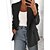 cheap Women&#039;s Blazer&amp;Suits-Women&#039;s Blazer Solid Color Classic Style Business Long Sleeve Coat Fall Spring Wedding Party Regular Jacket Pink / Oversized