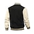 cheap Men&#039;s Jackets &amp; Coats-Men&#039;s Bomber Jacket Jacket Outdoor Daily Wear Warm Button Pocket Fall Winter Color Block Fashion Streetwear Round Regular Black Grey Jacket