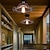 baratos Luzes de teto e ventiladores-25 cm luz pendente de design único cobre estilo vintage galvanizado vintage 220-240v