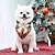 tanie Ubrania dla psów-pies kot trójkąt śliniaki akcesoria święty mikołaj wesołych świąt choinka delikatne świąteczne ubrania codzienne ubrania dla psów ubrania dla szczeniąt ubrania dla psów miękki zielony kostium dla