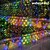 billige Plug-in elektrisk-julenet lys kan tilsluttes 6m * 4m 720 led 8 tilstande lav spænding mesh fe streng lys net streng julelys til haven buske bryllup xmas træ dekorationer