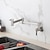 preiswerte Faltbar-Küchenarmatur, an der Wand montierter Topffüller, zwei Griffe, ein Loch, moderne Küchenarmaturen