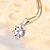cheap Necklaces-Pendant Necklace Necklace Women&#039;s Classic Cubic Zirconia Silver Plated Simple Fashion Classic Casual / Sporty Sweet Cute White 45 cm Necklace Jewelry 1pc for Street Gift Daily Prom Festival Geometric