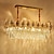 tanie Żyrandole-Lampa wisząca led 80 cm lampa wisząca żyrandol ze stali nierdzewnej galwanicznie nowoczesny 220-240v