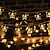 זול חוט נורות לד-LED פרפר פיות אורות 1.5m-10leds 3m-20leds 6m-40leds סוללה או USB מופעל אורות חג המולד מסיבת חתונה גן בית קישוט חג