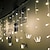 abordables Tiras de Luces LED-led navidad luz de hadas cortina de mariposa luces de cadena 3.5m 96leds año nuevo vacaciones boda día de san valentín sala de estar dormitorio decoración de la tienda 220v enchufe de la ue luces de