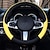 baratos Capas para volantes-tampa do volante do carro em couro universal de 15 polegadas com ajuste anti-derrapante&amp;amp;amp; livre de odores
