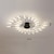 billiga Takfasta och semitakfasta taklampor-80/105/105/128/128 cm taklampa sputnik design flush metall konstnärlig stil modern stil blommig stil målade ytskikt led 220-240v