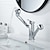 abordables Robinetteries de lavabo-robinet de lavabo de salle de bain - rotatif / extractible finitions peintes mitigeur monotrou à deux trousrobinets de bain