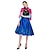 Χαμηλού Κόστους Στολές με Θέμα Ταινίες &amp; TV-Άννα Φορέματα Σύνολα Χορός μεταμφιεσμένων Γυναικεία Στολές Ηρώων Ταινιών χαριτωμένο στυλ Πάρτι Υψηλής Ποιότητας Μπλε Απόκριες Μασκάρεμα Φόρεμα Σάλι
