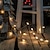 Χαμηλού Κόστους LED Φωτολωρίδες-5m 2m αστέρι χάλκινο καλώδιο led string string 50 20leds νεράιδα εύκαμπτο φως για τα Χριστούγεννα νέο έτος Χριστουγεννιάτικη διακόσμηση πάρτι ζεστό λευκό φωτιστικό aa τροφοδοτικό μπαταρίας