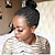 abordables Pelucas de máxima calidad-Peluca trenzada africana para mujer, pelo corto y rizado, malla elástica, tocados de fibra química, caja de trenzas, pelucas para mujeres negras