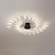 cheap Flush Mounts &amp; Semi Flush Mounts-80/105/105/128/128 cm Ceiling Light Sputnik Design Flush Metal Artistic Style Modern Style Floral Style Painted Finishes LED 220-240V