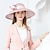 cheap Party Hats-Hats Flax Bowler / Cloche Hat Bucket Hat Sinamay Hat Wedding Evening Party Horse Race Ladies Day Melbourne Cup Elegant Elegant &amp; Luxurious Romantic With Bowknot Headpiece Headwear