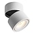 tanie oprawy oświetlenia punktowego-10 cm lampa sufitowa do montażu podtynkowego reflektor led metalowe lakierowane wykończenia nowoczesne 220-240v