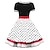 cheap Historical &amp; Vintage Costumes-Plus Size Polka Dots Dresses Retro Vintage 1950s Cocktail Dress Vintage Dress Fall Spring &amp; Summer Christmas Dress Flare Dress Women&#039;s Adults&#039; Costume Vintage Cosplay Half Sleeve Knee