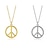 cheap Necklaces-peace sign necklace hippie style love peace sign hippie pendant necklace hippie party dressing accessories 1960s 1970s jewelry for women men-2pcs