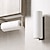 cheap Toilet Paper Holders-Stainless Steel Paper Towel Holder Rack Toilet Kitchen Roll Paper Holder Self-adhesive Kitchen Toliet Accessories Bathroom Towel Holder