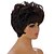Недорогие Высококачественные парики-темно-коричневые парики для женщин синтетический парик кудрявый вырез пикси с челкой парик короткие коричневые синтетические волосы 14 дюймов классический очаровательный холодный коричневый
