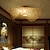 tanie Światła sufitowe i wentylatory-Latarnia 45/65/75 cm konstrukcja podtynkowa lampy sufitowe drewno / bambus latarnia malowane wykończenia w stylu nordyckim 220-240v