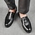 billiga Slip-ons och loafers till herrar-herrklänning penny loafers &amp; slip-ons plus size vintage business casual party &amp; kväll loafers svart brun höst vinter