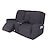 cheap Recliner Chair Cover-Reclining Love Seat with Middle Console Slipcover 1 Set of 8 Pieces Recliner Loveseat Stretch Sofa Cover Thick Soft Spandex Jacquard Fabric Small Checks Washable Slipcovers with Side Pocket