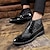 cheap Dress Boots-Men&#039;s Boots Oxfords Brogue Dress Shoes Wingtip Shoes Business British Office &amp; Career Party &amp; Evening PU Booties / Ankle Boots Lace-up Black Gold Summer Fall